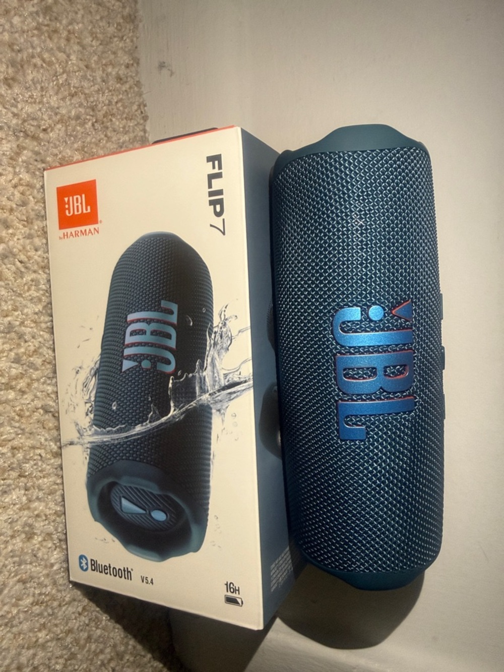 JBL Flip 7 Portable Bluetooth Speaker in Deep Teal
